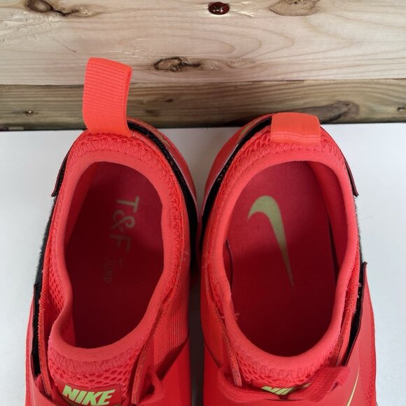 Nike Zoom Pole Vault Elite Track Shoes Men's Size 9 Coral Crimson W/spikes NEW - Picture 10 of 12